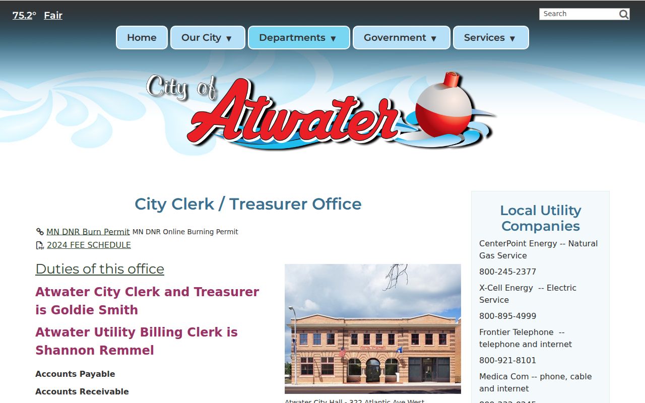 Atwater court docket distinction from city clerk services